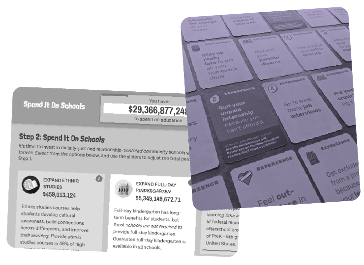 A sample of Root + All's interactive tools work